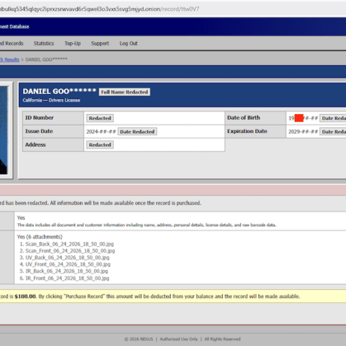 #4 I rented a car, and within hours, my driver's license was for sale — Top 10 Ars Technica — Latest — September 3, 2026