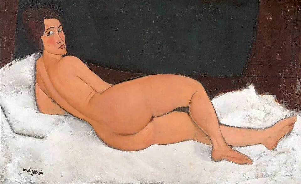 #8 Nu couche (Amedeo Modigliani) — Top 10 Most Expensive Artworks Ever Sold