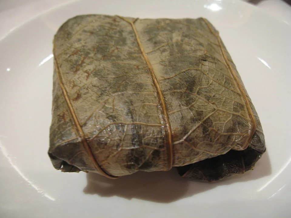 #10 Lo Mai Gai (Lotus Leaf Sticky Rice) — Best 10 Chinese Dumplings & Dim Sum — From Jiaozi to Xiaolongbao (Vote for Your Favorite)