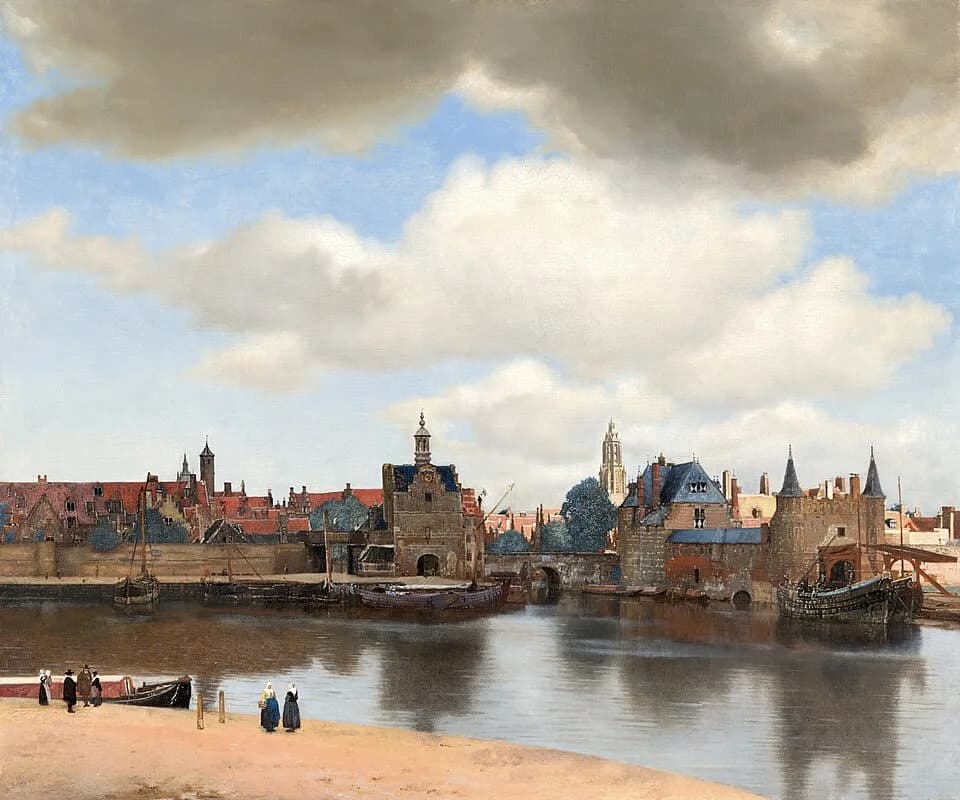 #9 View of Delft — Vermeer — Top 10 Dutch Art Masterpieces of All Time