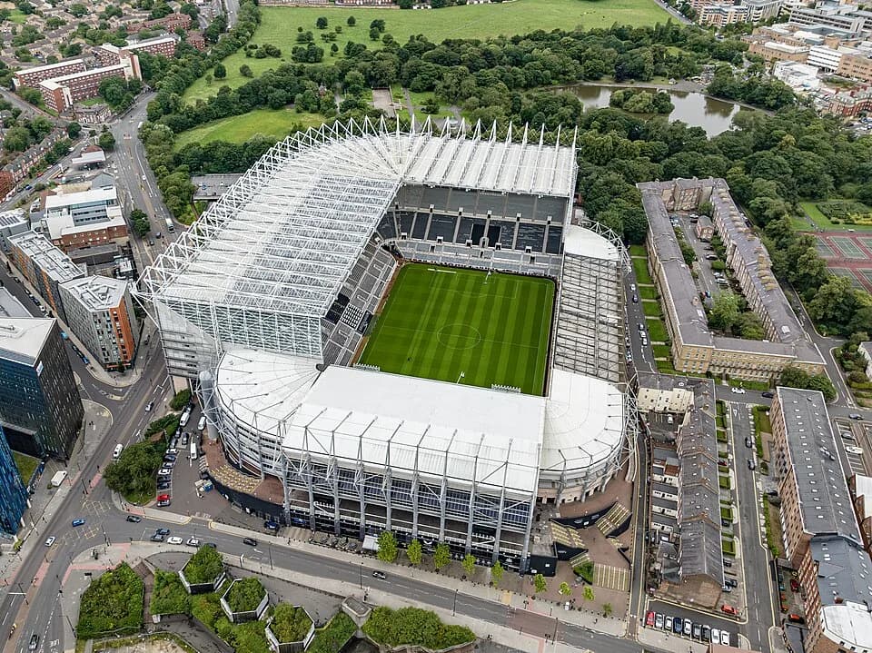 #9 St James' Park — Top 10 Football Stadiums in the UK 2026