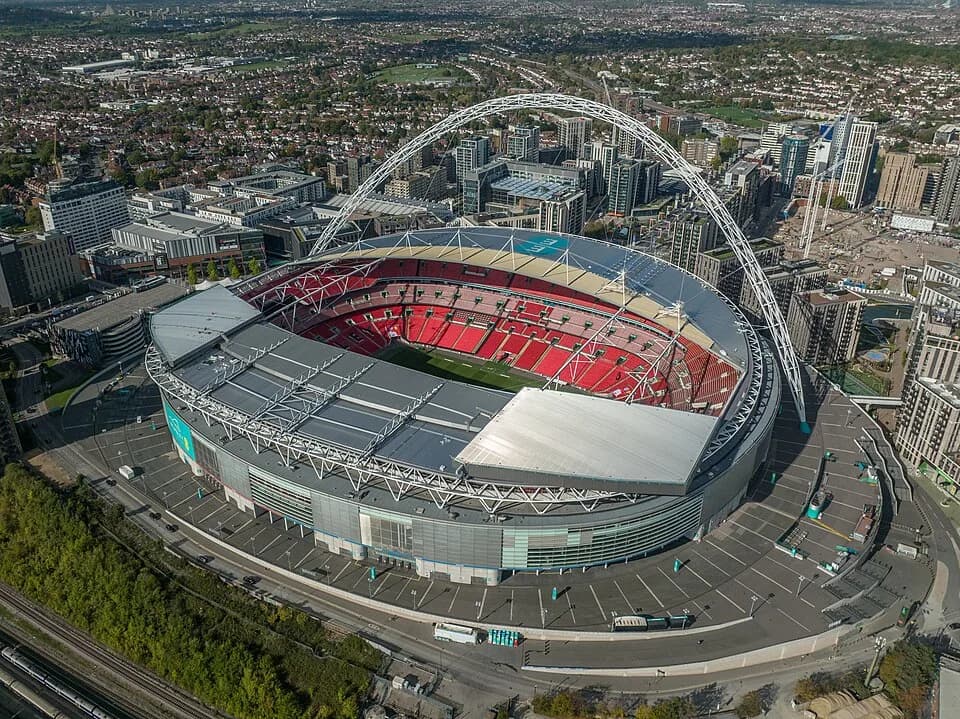 #2 Wembley Stadium — Top 10 Most Iconic Sporting Stadiums in the World