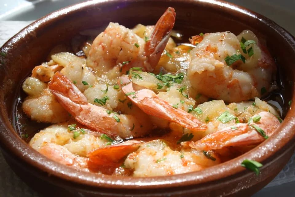 #1 Gambas al Ajillo — Top 10 Must-Try Spanish Tapas
