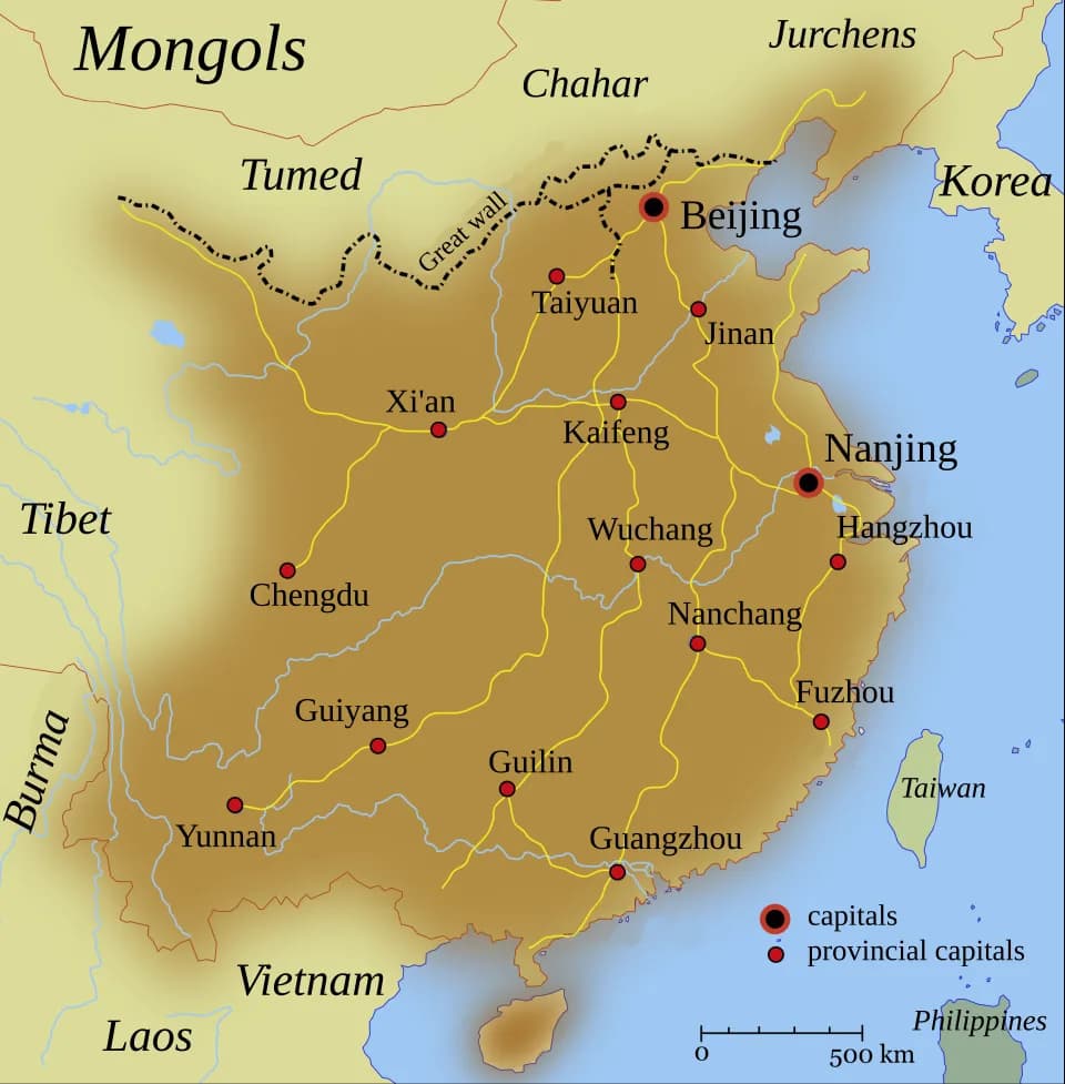 #5 Ming Dynasty (1368–1644 CE) — Top 10 Chinese Historical Dynasties