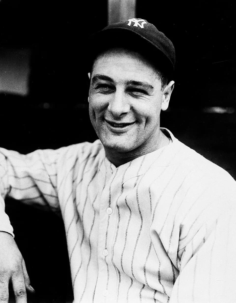 #6 Lou Gehrig — Top 10 Greatest Baseball Players of All Time