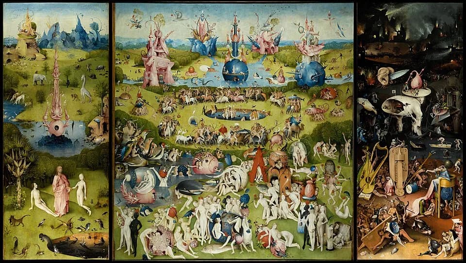 #8 The Garden of Earthly Delights — Bosch — Top 10 Dutch Art Masterpieces of All Time