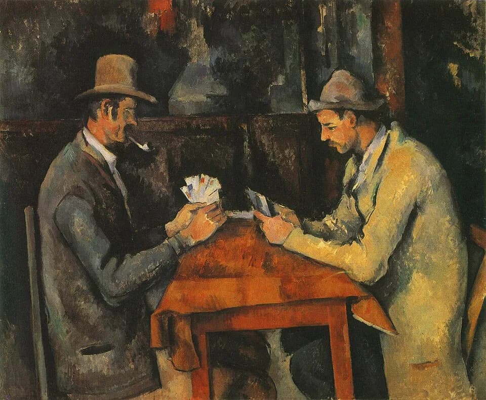 #3 The Card Players (Paul Cezanne) — Top 10 Most Expensive Artworks Ever Sold