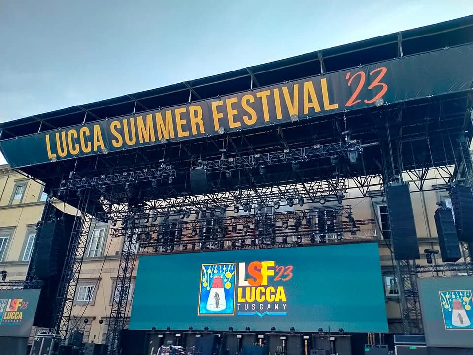 #6 Lucca Summer Festival — Top 10 Italian Music Festivals in 2026