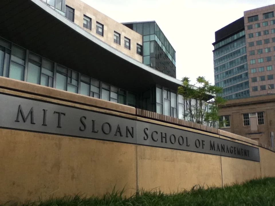 #6 MIT Sloan School of Management — Top 10 Best MBA Programs 2026