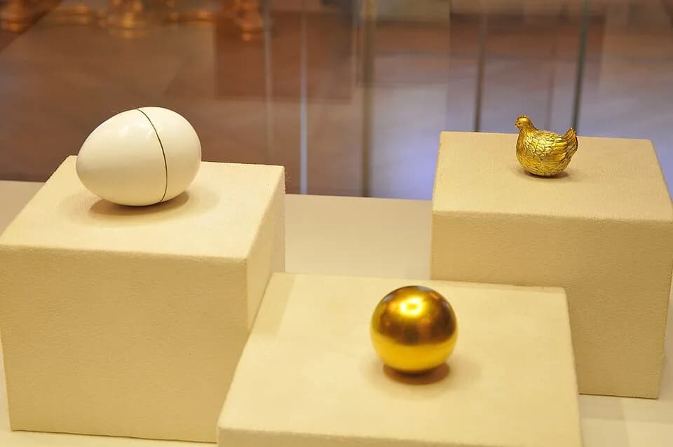 #6 The Hen Egg (1885) — Top 10 Most Extraordinary Fabergé Easter Eggs