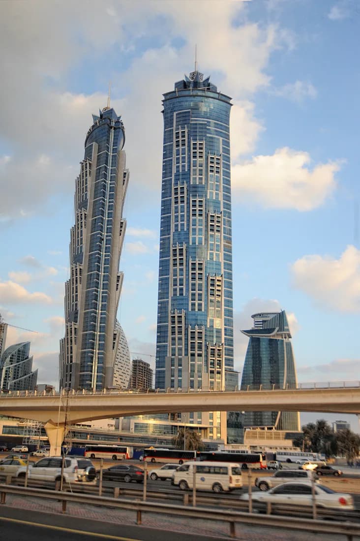 #9 JW Marriott Marquis Dubai (Twin Towers) — Top 10 Tallest Buildings in Dubai in 2026