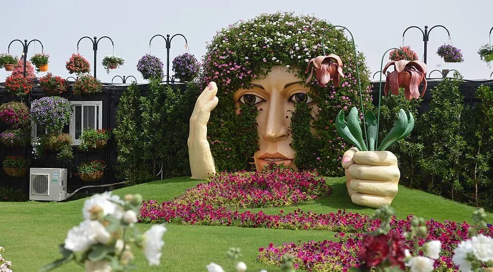 #4 Dubai Miracle Garden (November–April) — Top 10 Most Instagrammable Spots in Dubai in 2026
