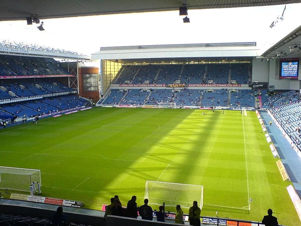 #8 Ibrox Stadium — Top 10 Football Stadiums in the UK 2026