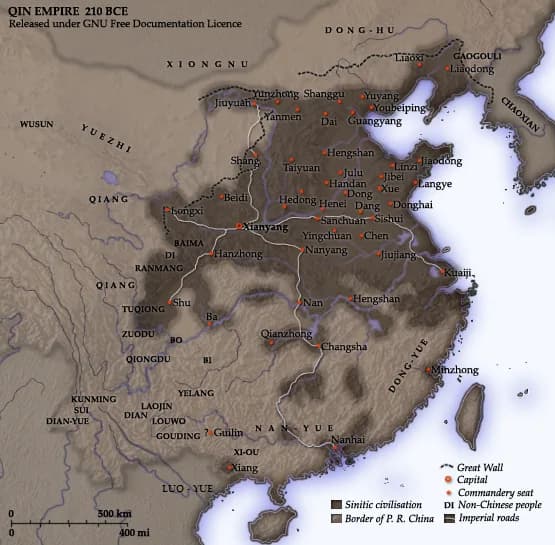 #3 Qin Dynasty (221–206 BCE) — Top 10 Chinese Historical Dynasties