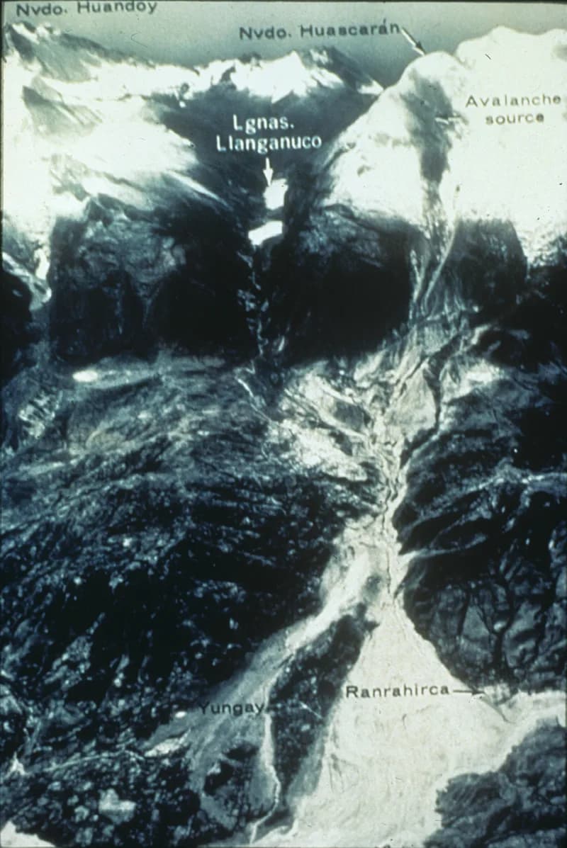 #6 1970 Huascaran Debris Avalanche, Peru — Top 10 Most Extreme Weather Events in History