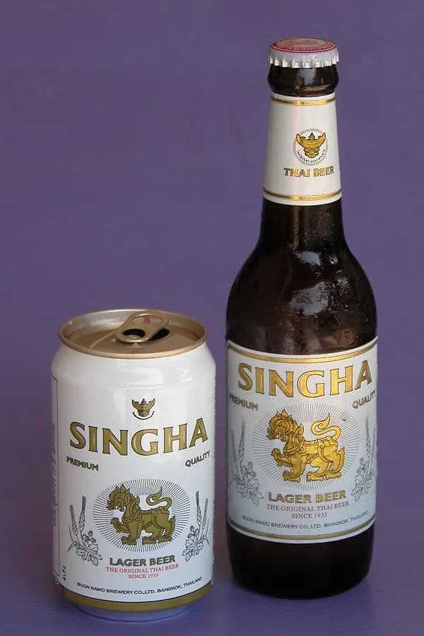 #2 Singha Beer — Top 10 Thai Beers & Drinks in 2026