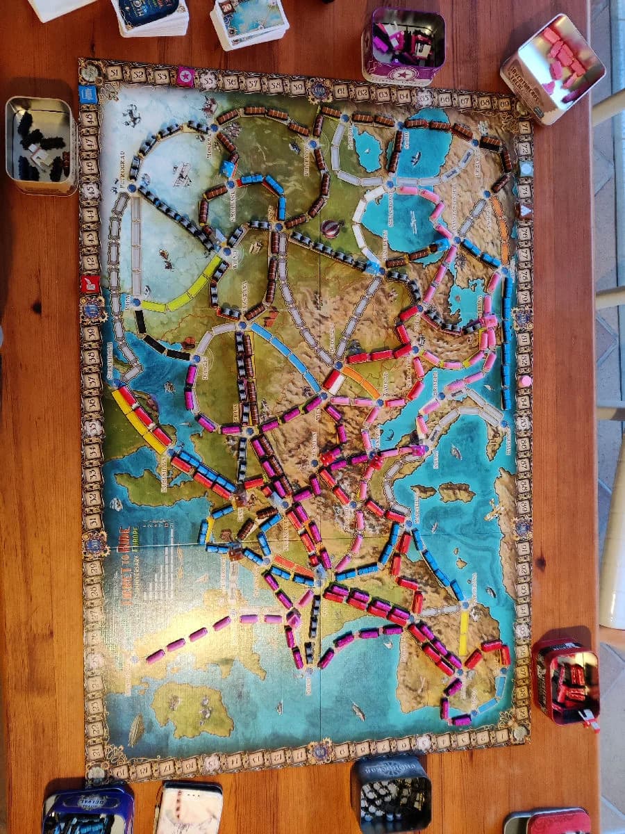 #9 Ticket to Ride: Europe — Top 10 Board Games You Must Play in 2026