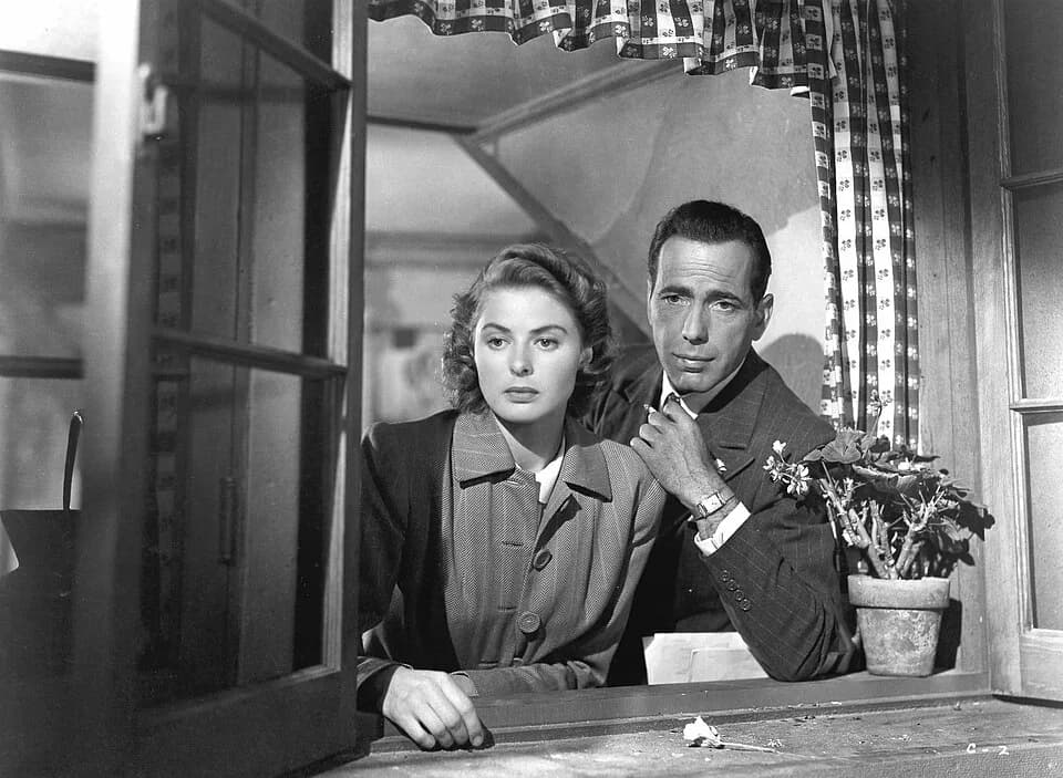 #2 Casablanca (1942) — Top 10 Best Romance Movies of All Time