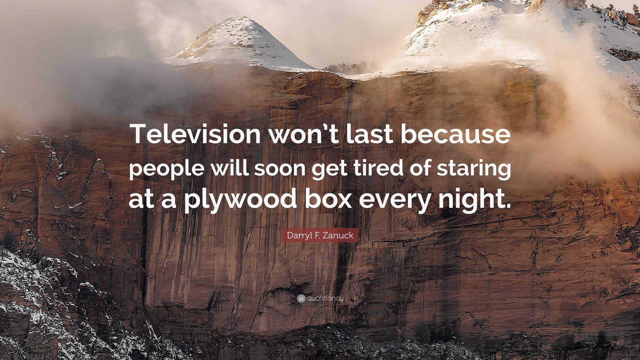 #4 "TV Won't Last Because People Will Get Tired of Staring at a Box" — Darryl Zanuck (1946) — Top 10 Worst Tech Predictions That Failed