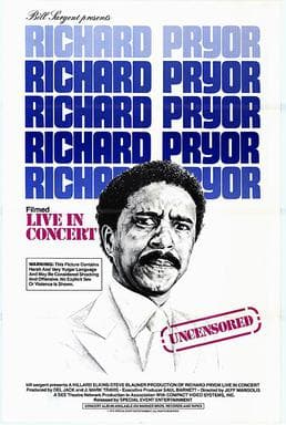 #4 Richard Pryor: Live in Concert (1979) — Top 10 Best Stand-Up Comedy Specials