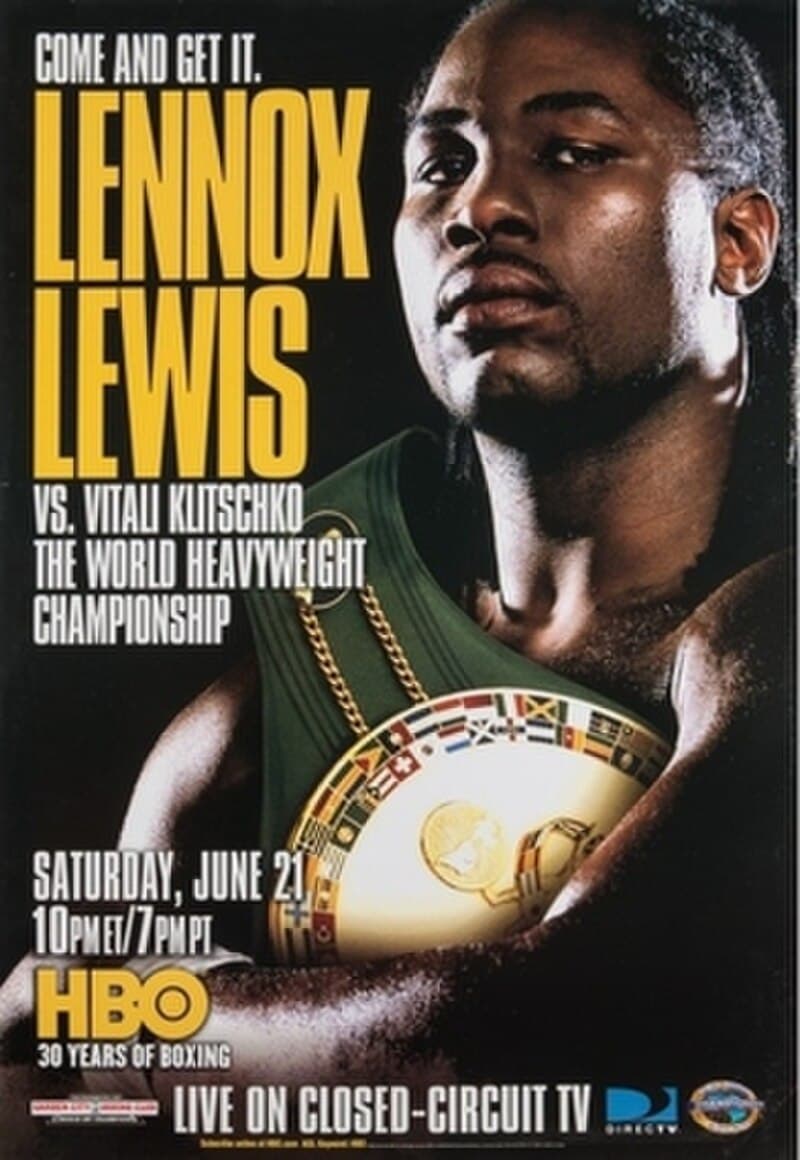 #10 Lewis vs. Klitschko (2003) — Top 10 Best Boxing Matches Ever