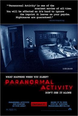 #2 Paranormal Activity — Top 10 Found Footage Horror Films That Feel Too Real