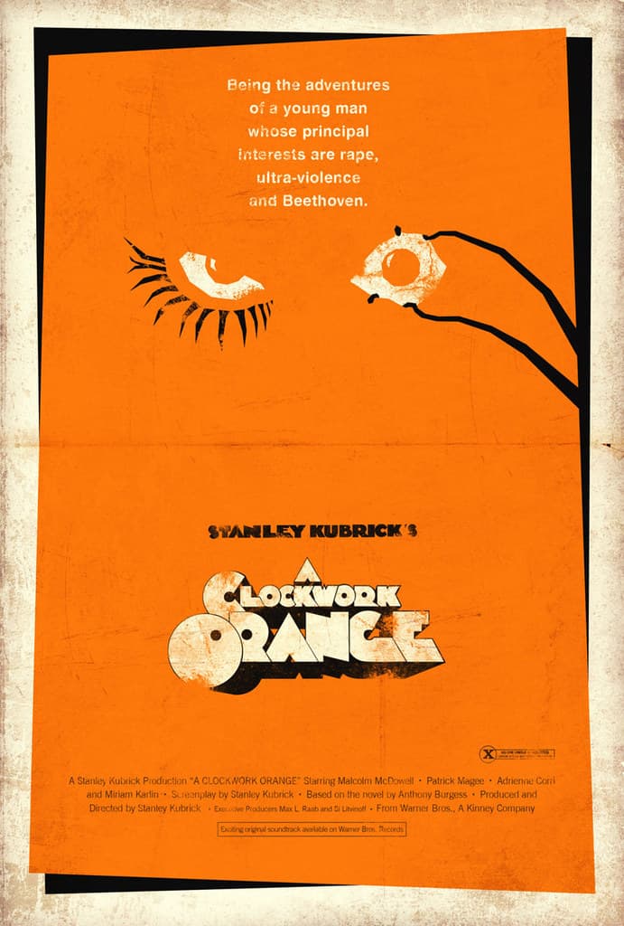 #1 A Clockwork Orange (1971) — UK Self-Ban — Top 10 Most Controversial Film Censorship
