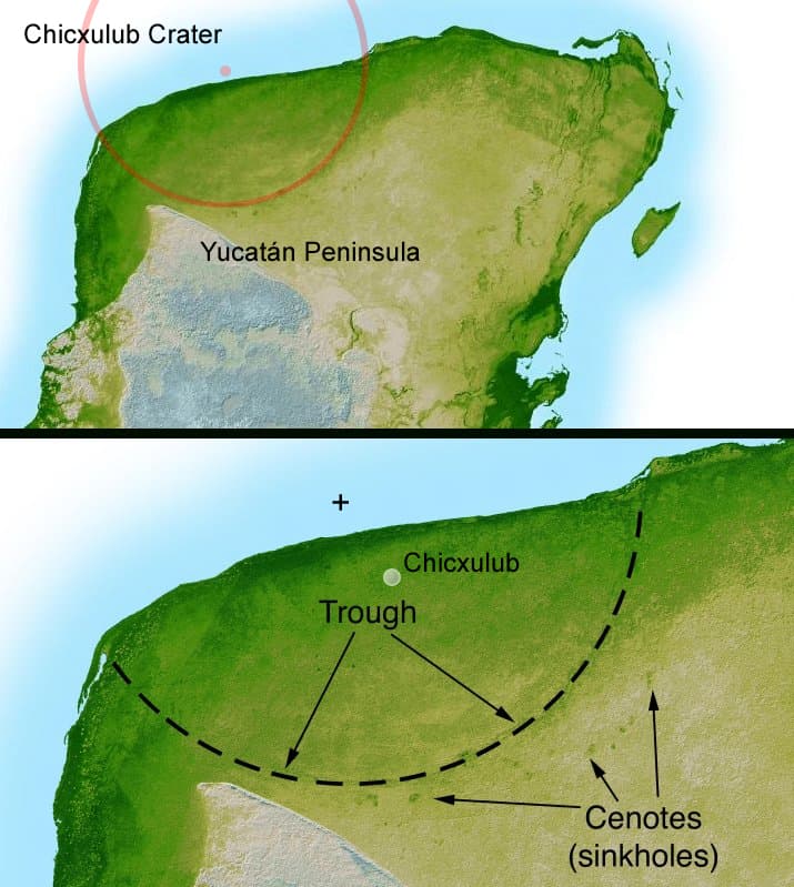 #3 Chicxulub Impact Crater (1980) — Top 10 Best Dinosaur Discoveries