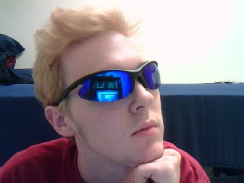 #9 Oversized Sunglasses Worn Indoors at Night — Top 10 Worst Fashion Faux Pas