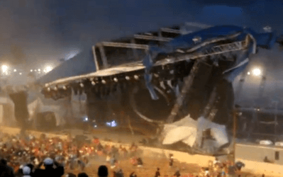 #7 Sugarland Indiana State Fair Stage Collapse (2011) — Top 10 Worst Music Festival Disasters
