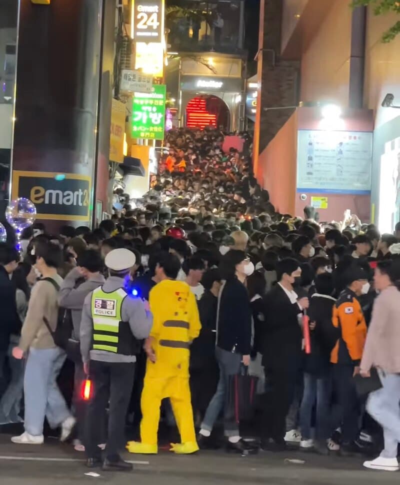 #9 Itaewon Halloween Crowd Crush (Seoul, 2022) — Top 10 Worst Music Festival Disasters