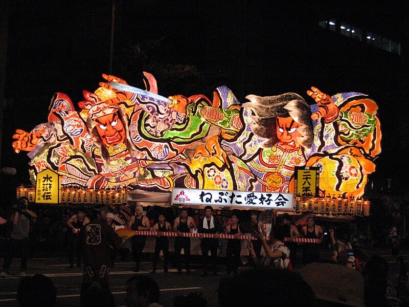 #2 Nebuta Matsuri — Top 10 Festivals in Japan 2026