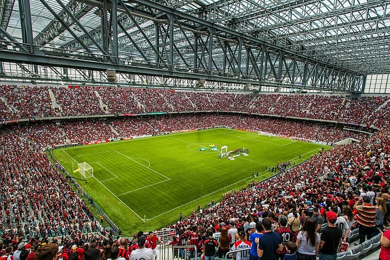 #7 Arena da Baixada — Top 10 Football Stadiums in Brazil 2026