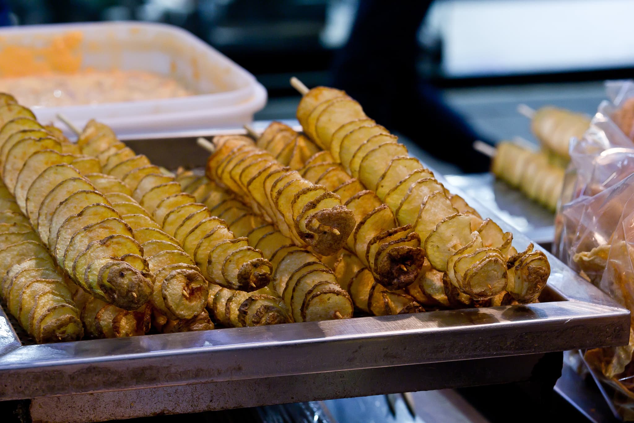 #9 Tornado Potato — Top 10 Korean Street Foods to Try