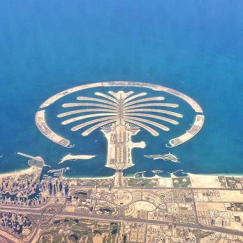 #6 Palm Jumeirah Aerial (Ain Dubai Ride) — Top 10 Most Instagrammable Spots in Dubai in 2026