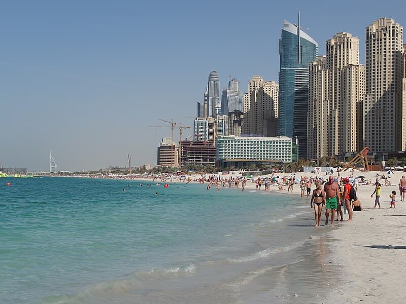 #10 JBR Beach with Ain Dubai (Golden Hour) — Top 10 Most Instagrammable Spots in Dubai in 2026