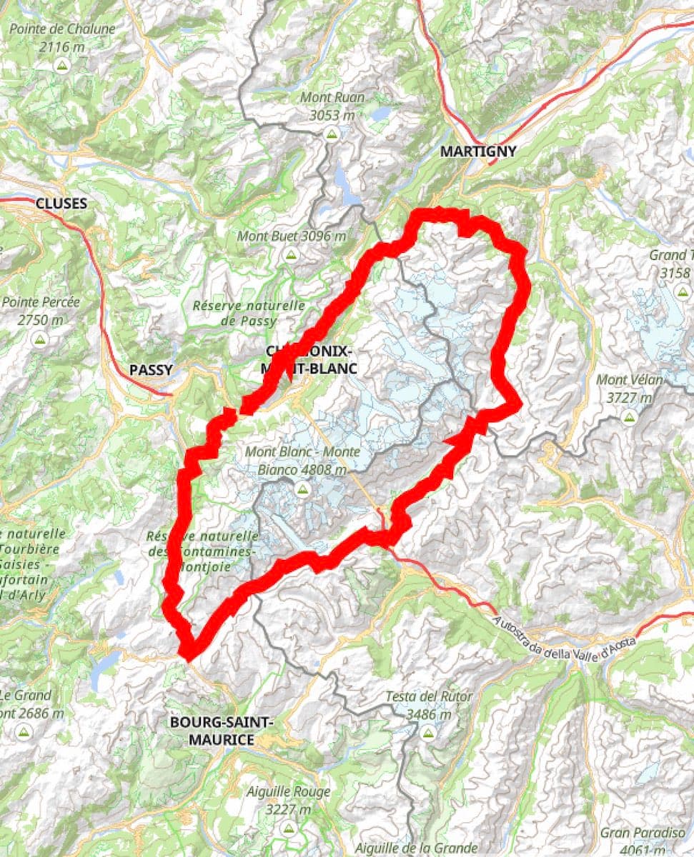 #4 Tour du Mont Blanc (Italian Section) — Top 10 Italian Hiking Trails in 2026
