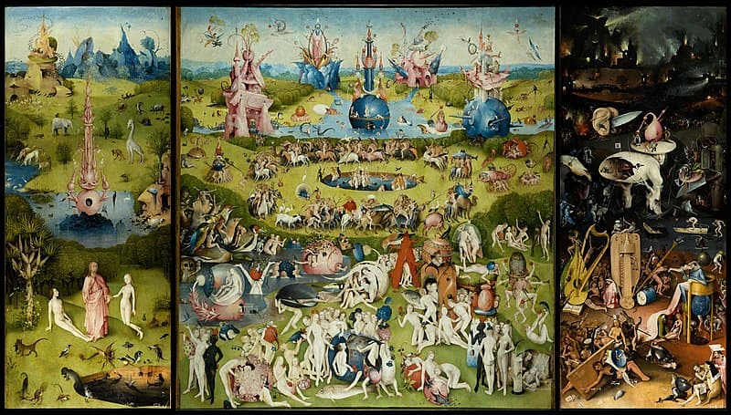 #6 The Garden of Earthly Delights — Hieronymus Bosch — Top 10 Spanish Art Masterpieces