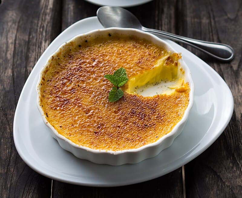 #2 Crema Catalana — Top 10 Spanish Desserts to Try in 2026 (Churros, Flan, Tarta de Santiago & More)