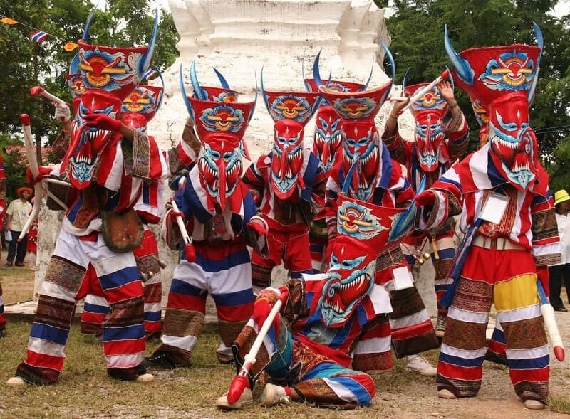 #4 Phi Ta Khon (Ghost Festival), Loei — Top 10 Thai Festivals & Events in 2026