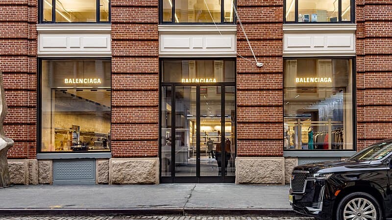 #10 Balenciaga — Top 10 Most Popular Luxury Brands in the World 2025