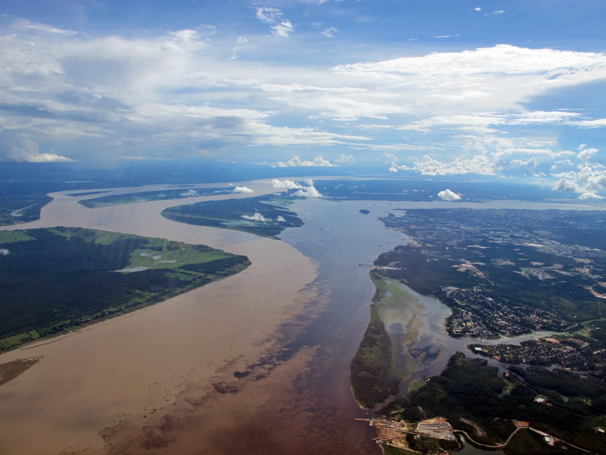 #1 Meeting of the Waters, Manaus — Top 10 Amazon Rainforest Adventures in Brazil
