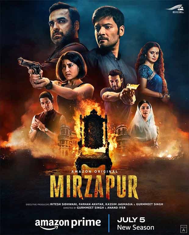 #2 Mirzapur (Season 3) — Top 10 Indian OTT Web Series of 2025