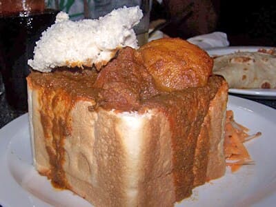#3 Bunny Chow — Top 10 South African Foods