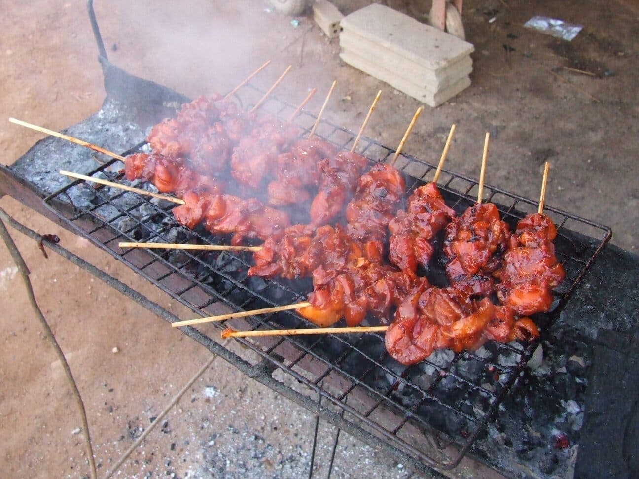 #10 Satay (Thai Grilled Skewers) — Top 10 Thai Street Foods
