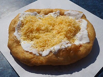 #3 Langos — Top 10 Hungarian Dishes