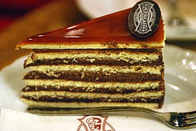 #5 Dobos Torte — Top 10 Hungarian Dishes