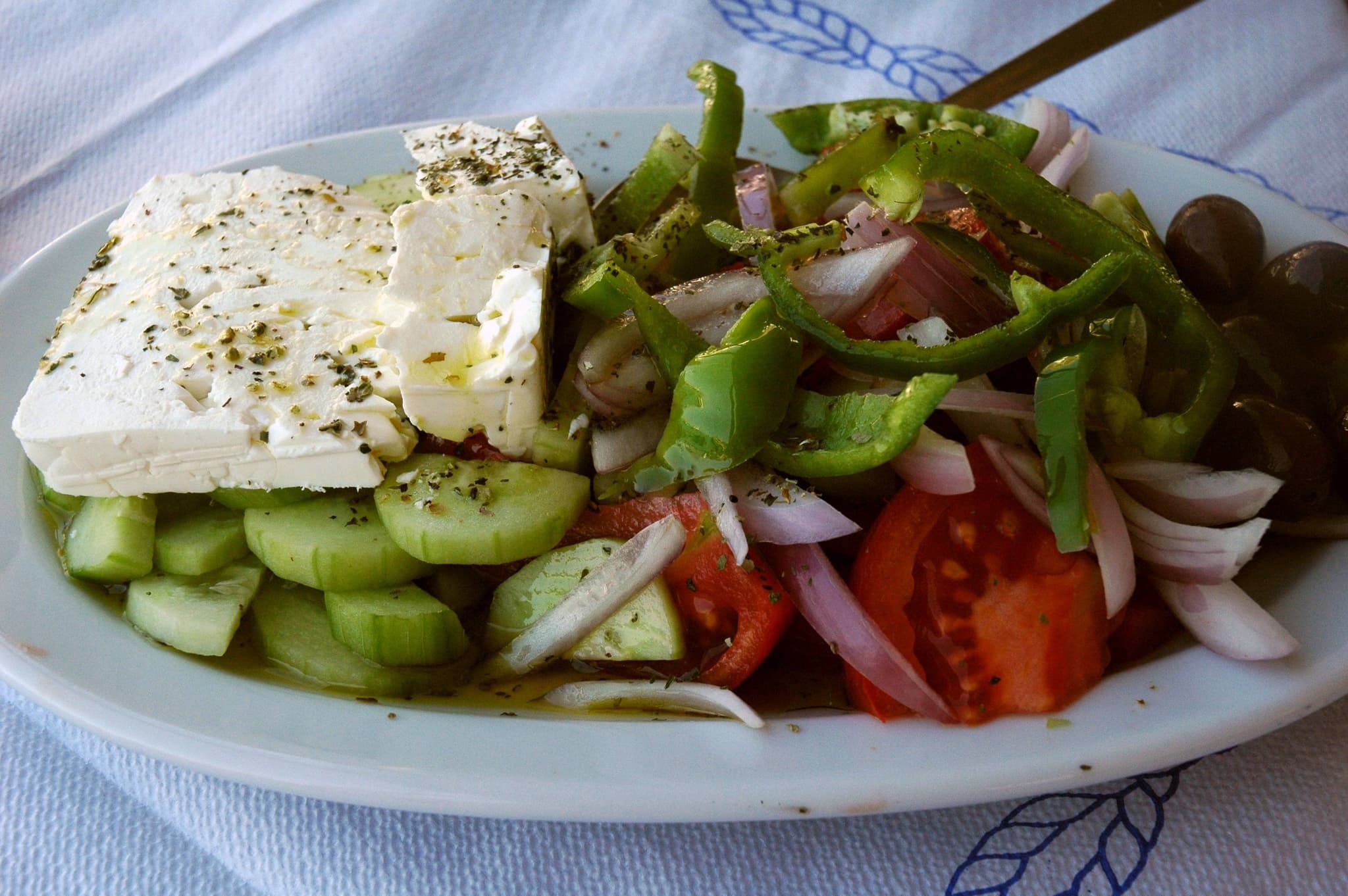 #7 Horiatiki (Greek Salad) — Top 10 Greek Foods