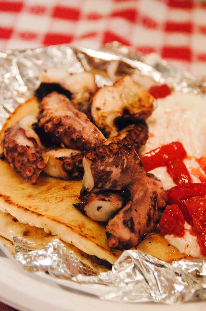 #9 Grilled Octopus (Htapodi Sti Schara) — Top 10 Greek Foods