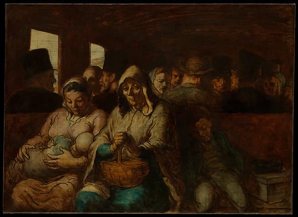 #4 The Third-Class Carriage — Honoré Daumier (1864) — Masterpieces of European Painting You Need to See Before You Die
